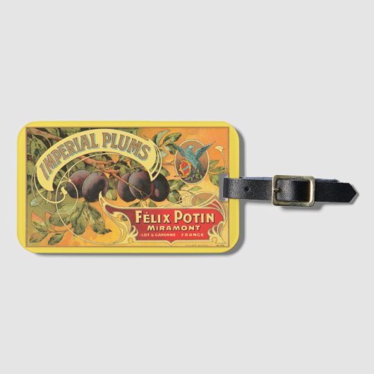  plumetiket bagagelabel (Voorkant (horizontaal))