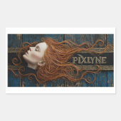 Plumita Voladora Stickerblad Rechthoekige Sticker (Voorkant)