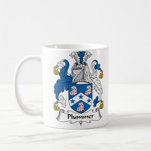 Plummer Family Crest Koffiemok (Links)