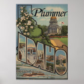 Plummer, Idaho - Grote letterscènes Poster (Voorkant)