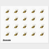 Plump Bee Stickers (Vel)