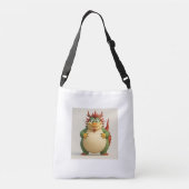 Plump Dragon Canvas tas 描述|Beschrijving: (Achterkant)