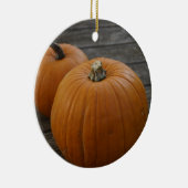 Plump Pumpkins Ornament Round (Rechts)