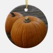  Plump Pumpkins Ornament Round (Voorkant)