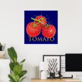 Plump Red Tomaten Poster (Thuiskantoor)