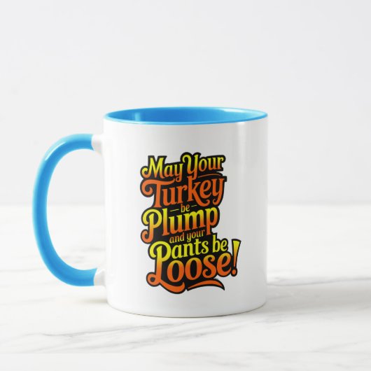 Plump Turkije, Cartoon boer Turkije, Mok (Links)