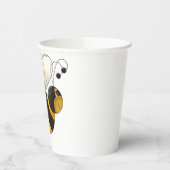 Plump Winged Bumble Bee Papieren Bekers (Links)