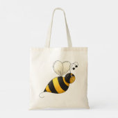 Plump Winged Bumble Bee Tote Bag (Achterkant)