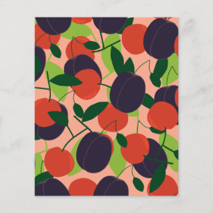Plums- en kersenpapier