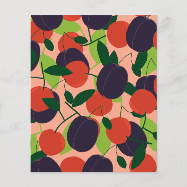 Plums- en kersenpapier (Voorkant)