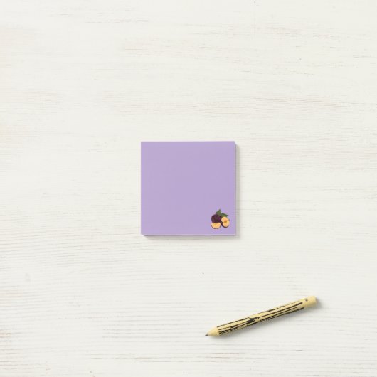 Plums Post-it® Notes (Op bureau)