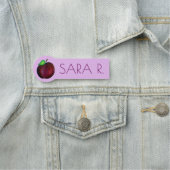 Plums Ripe Summer Paars Plum Fruit Illustration Naamplaatje (In situ)