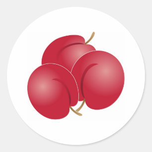 Plums Ronde Sticker
