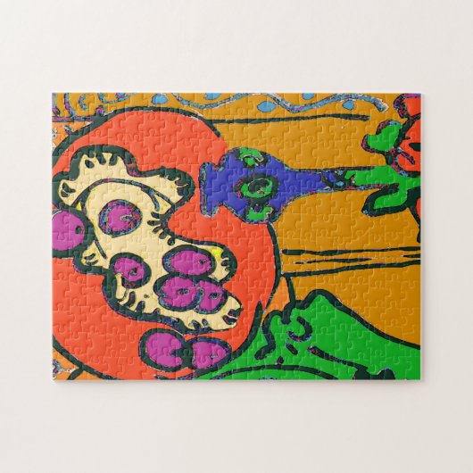 Plums-stilstand Legpuzzel (Horizontaal)