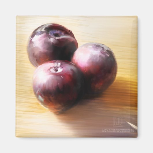 Plums-stilstand Magneet (Voorkant)