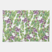 Plums-waterverf Theedoek (Horizontaal)