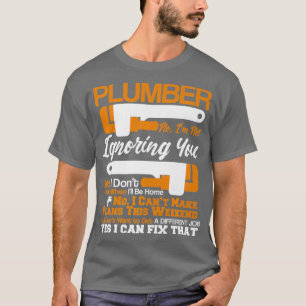Plumveeftijd Nee Ja, ik kan die stekker herstellen T-shirt