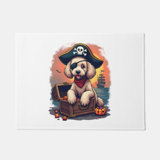 plunderen van piratenpoedel deurmat (Voorkant)