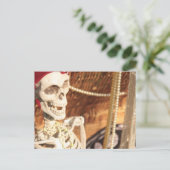 Plunderfeest. Uitnodiging Briefkaart (Staand voorkant)