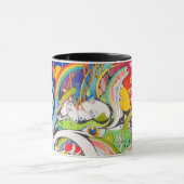 "Plung Pool Rainbows" Origineel van Trevor Hawkins Mok (Midden)