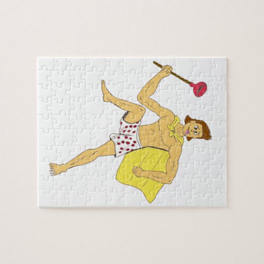plunger and underwear guy legpuzzel (Horizontaal)