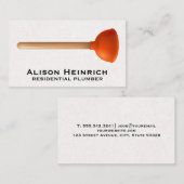 Plunger Visitekaartje (Voorkant / Achterkant)