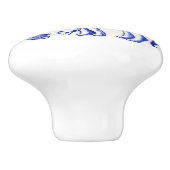 Plunger wrijven Kitty Cat Badkamer Toile Look Keramische Knop (Zijkant)