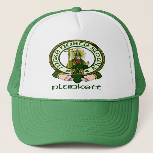 Plunkett Clan Motto Pet (Voorkant)