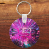 PLUR Magenta Sleutelhanger (Voorkant)