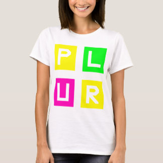 Plur Neon Edc Edm Music House Electro T-shirt