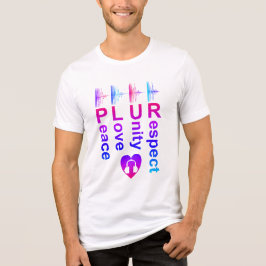 PLUR (Peace Love Unity Respect) Tri-Blend Shirt