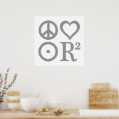 PLUR Symbool Poster (Keuken)