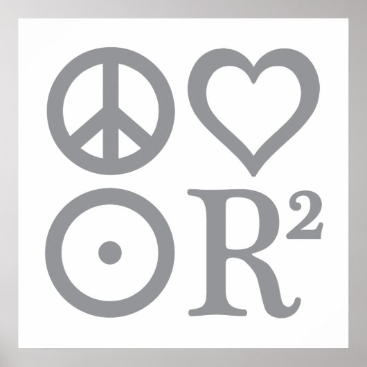 PLUR Symbool Poster (Voorkant)