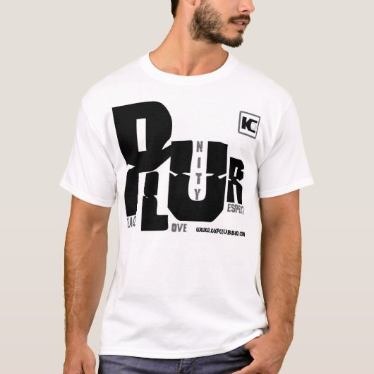 PLUR T-SHIRT (Voorkant)