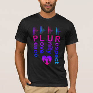 PLUR (Vrede Liefde Eenheid Respect) T-shirt