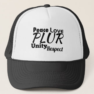 PLUR - Vrede, liefde, eenheid, respect Trucker Pet