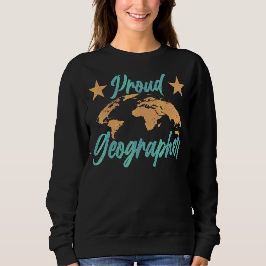 Plurd Geographer Teacher Geography Student Geograd Trui (Voorkant)