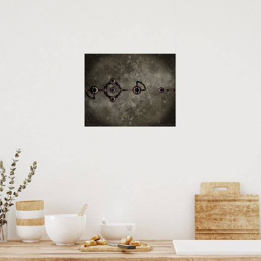 Pluridimensionais Transcendentie Poster (Keuken)