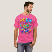 Plus EDC EDM Rave Dance Music Peace Love Unity Res T-shirt (Voorkant volledig)