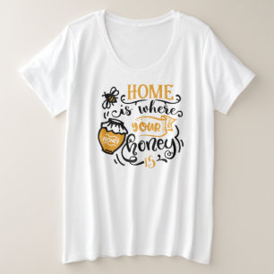 Plus-formaat Basic T-Shirt