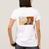 Plus Grootte Faerie. Vrouw T-shirt (Achterkant)