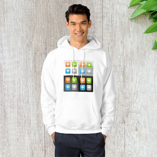 Plus Icons Mannen Hoodie