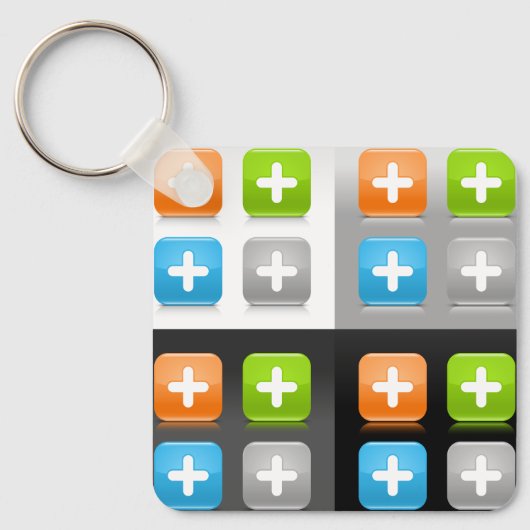 Plus Icons-Sleutelhanger Sleutelhanger (Voorkant)