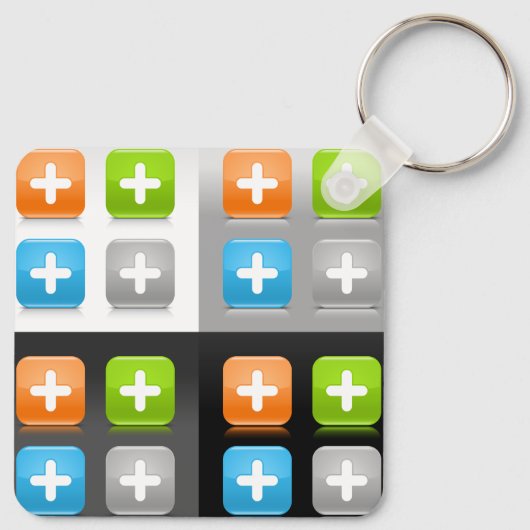 Plus Icons-Sleutelhanger Sleutelhanger (Achterkant)