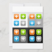 Plus Icons-uitnodigingen Kaart (Voorkant)