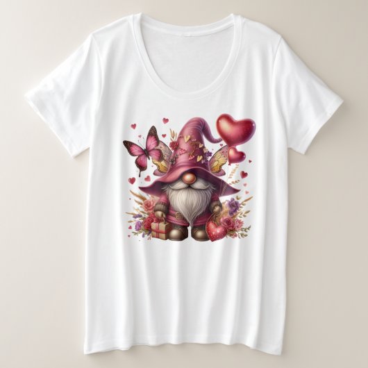 Plus maat -T-shirt Grote Maat T-shirt (Design voorkant)