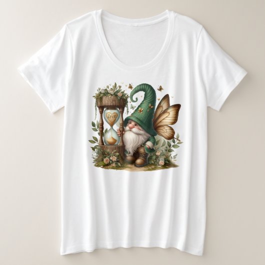 Plus maat -T-shirt Grote Maat T-shirt (Design voorkant)