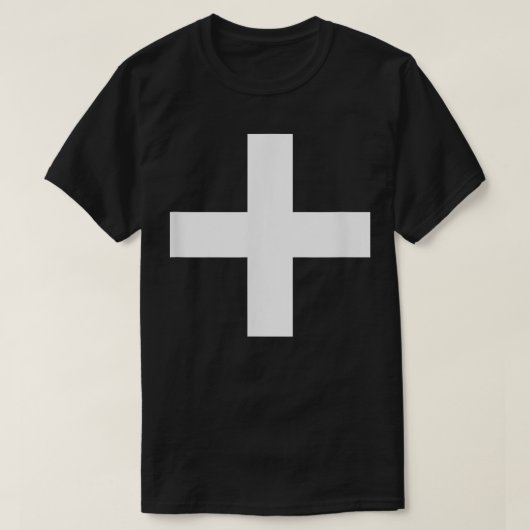 PLUS POSITIEVE SYMBOLTOEVOEGING PUNCTUATION MAR T-SHIRT (Design voorkant)