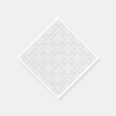 Plus reliëfpatroon op het oppervlak servet (Hoek)