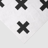 Plus Sign Print Moderne Weefselpapier Tissuepapier (Detail)